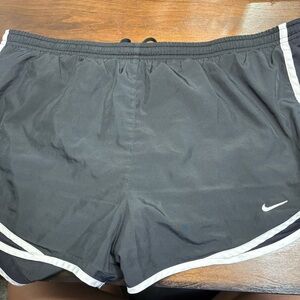 Nike Women’s Shorts Large Black Athletic Dri Fit (2 small stains)